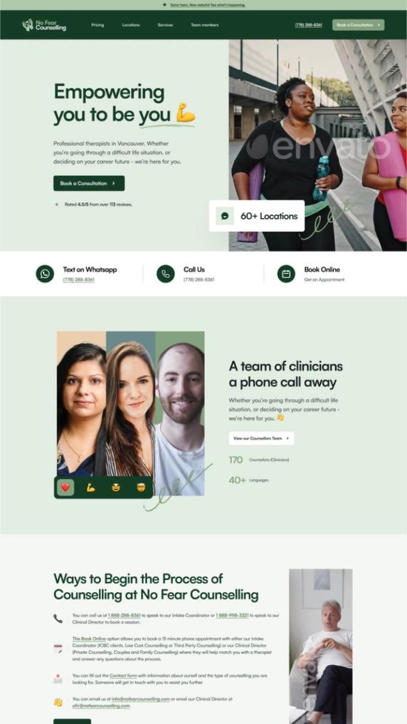 Counselling Service Website