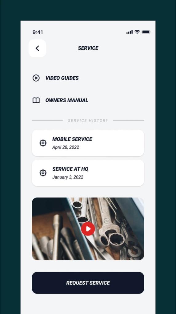 Electric Bike Mobile App UI