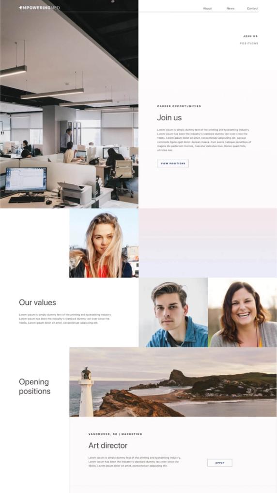 Healthcare Ecommerce Company Website