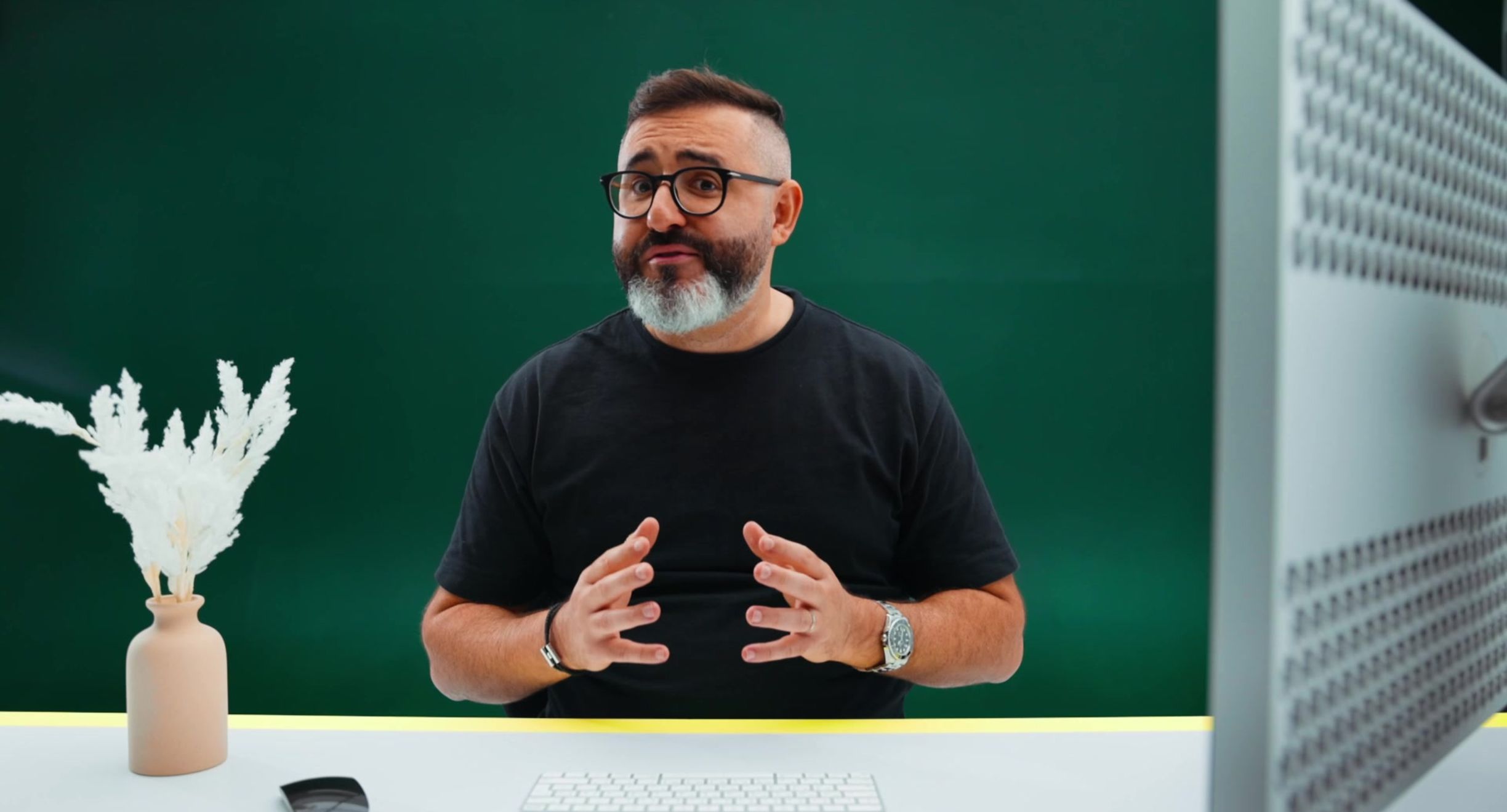 Tom Cheddadi presenting Website Design & Development