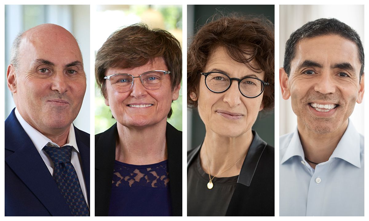  Katalin Karikó, professor Drew Weissman, professor Uğur Şahin & dr. Özlem Türeci
