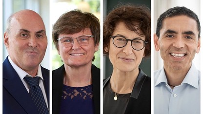 Katalin Karikó, professor Drew Weissman, professor Uğur Şahin & dr. Özlem Türeci