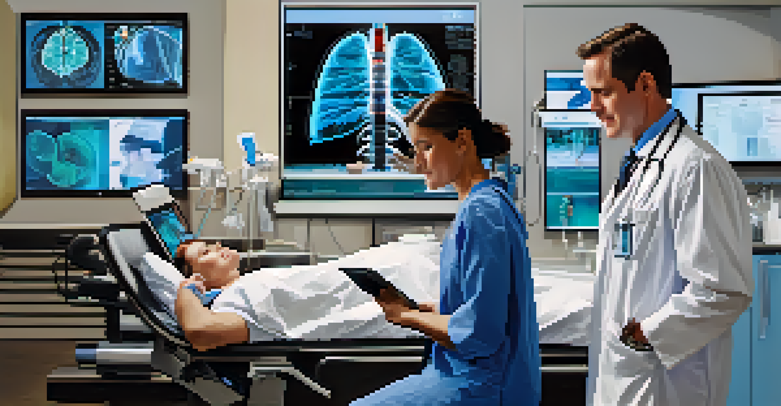 A collage of healthcare professionals including a nurse and doctor, showcasing telemedicine and modern medical equipment in Raleigh.
