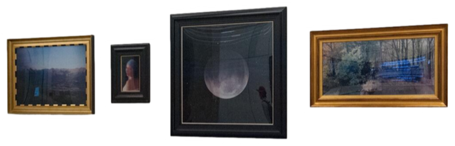 Measures of Time (Canmore, Camilee, Moon, Statue in Pond)