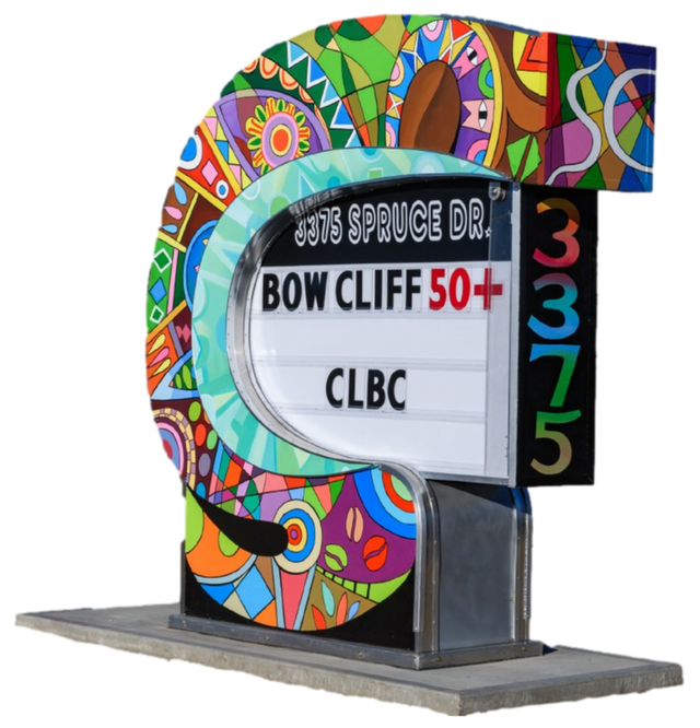 Spruce Cliff Community Sign