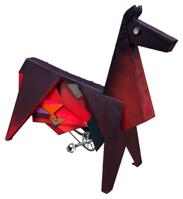 Dale the Origami Horse Energy Sculpture