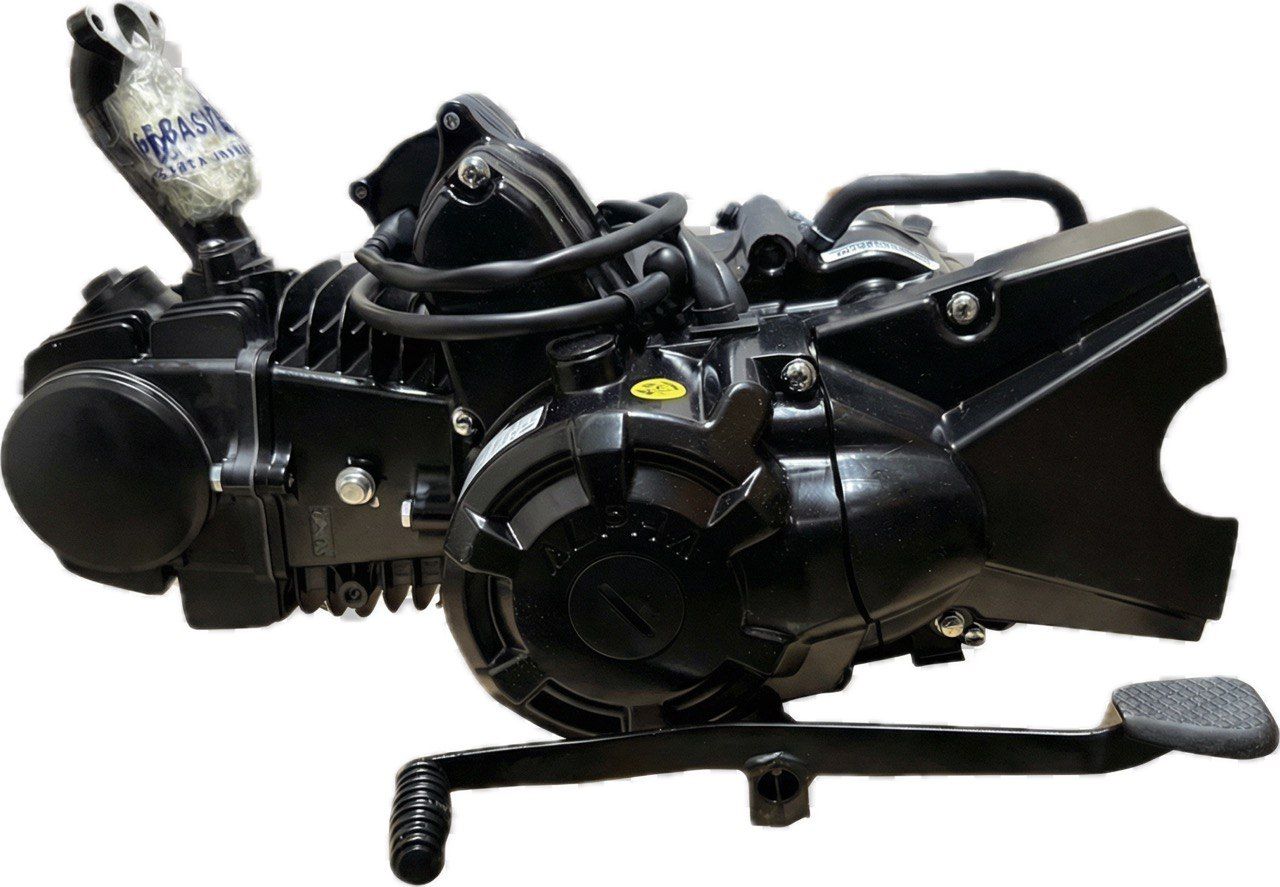 Двигатель 125, верхний электростартер (чёрный).