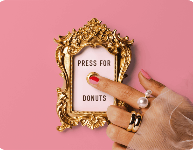 Donuts at your fingertips