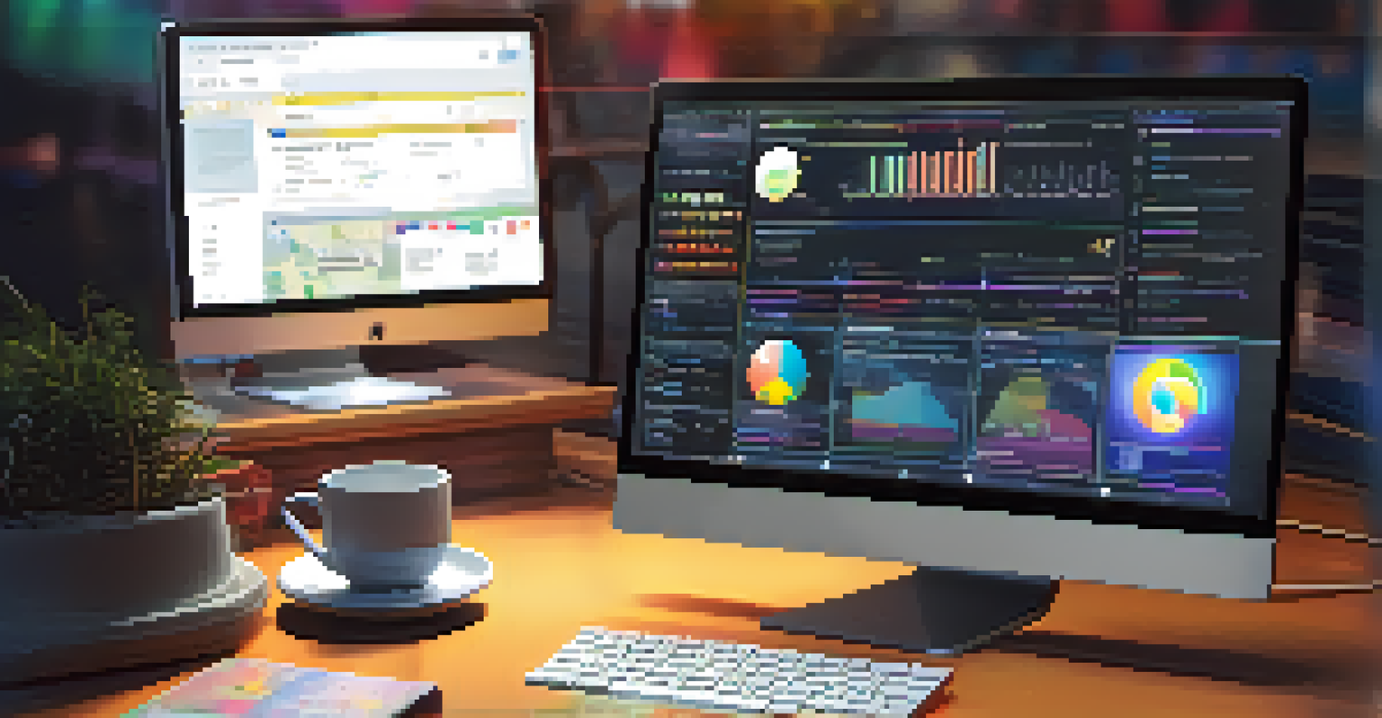 A computer screen showing a decentralized content platform with user engagement and analytics.