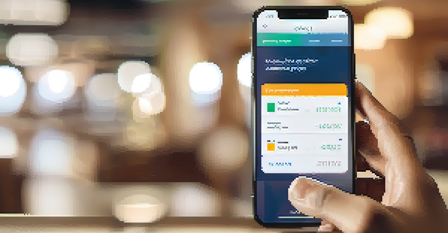 A close-up of a hand holding a smartphone with a decentralized finance application on the screen.