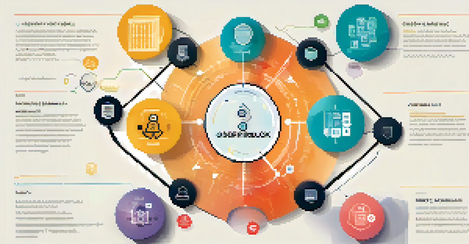 An infographic illustrating user consent principles in blockchain, with icons and a central title.