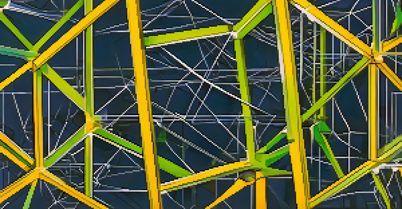 An abstract visualization of Ethereum's blockchain with glowing nodes and smart contracts, set against a deep blue background symbolizing digital complexity.