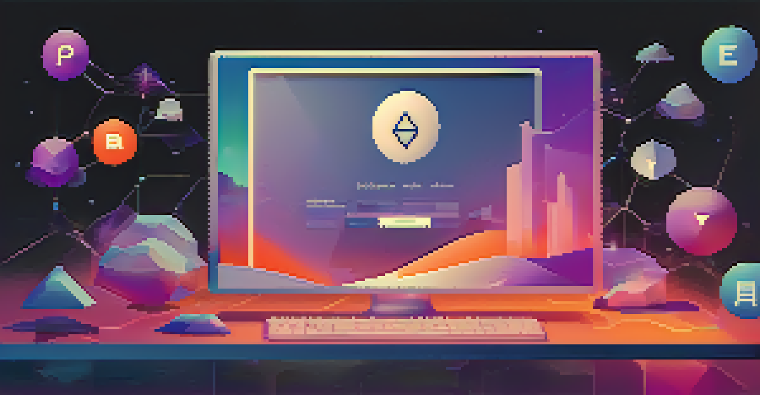 A digital interface showing the registration process for an Ethereum Name Service domain with a search bar.