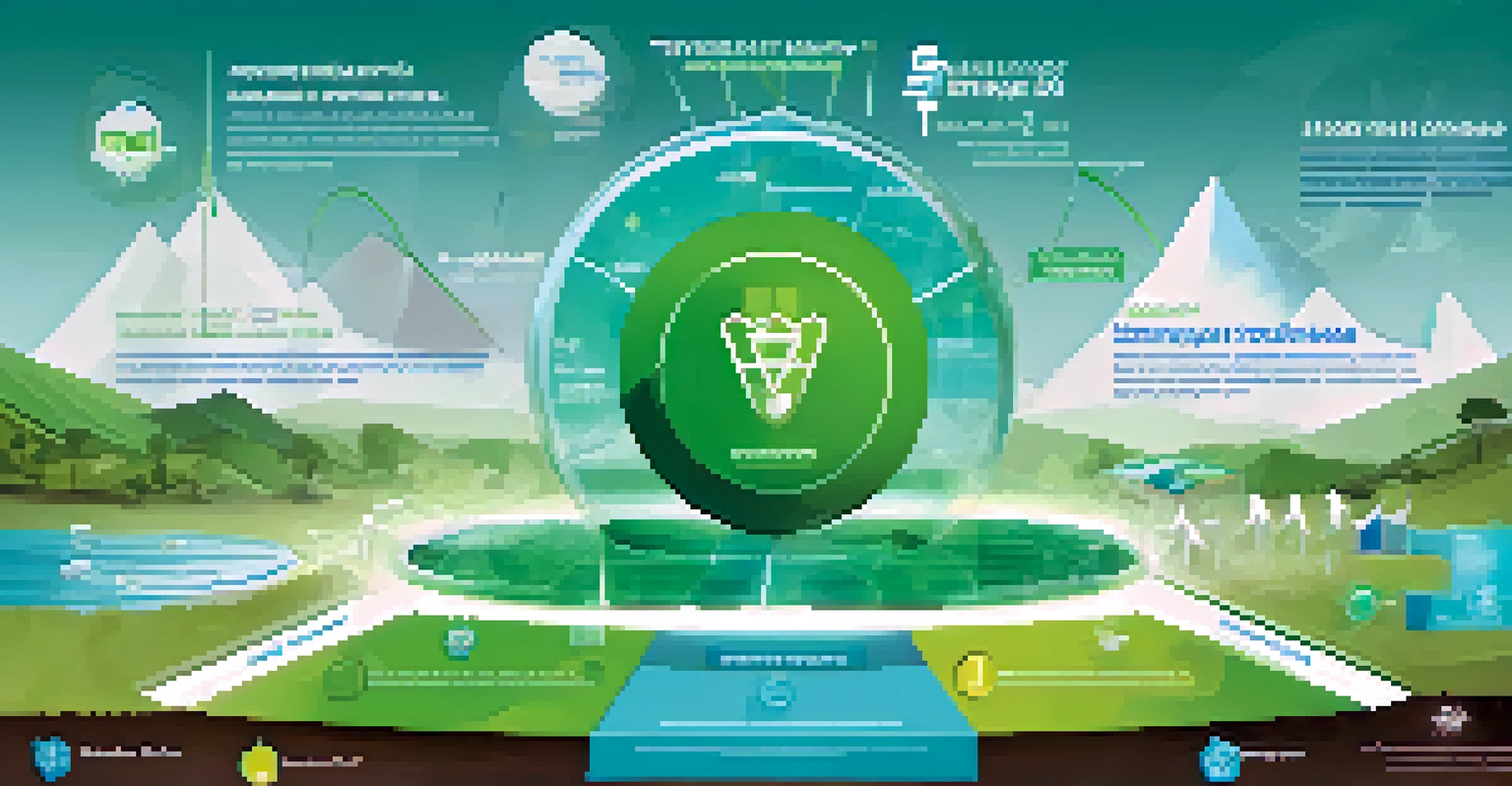 An infographic illustrating the benefits of Ethereum 2.0's Proof of Stake mechanism, featuring icons and a green-blue color scheme.