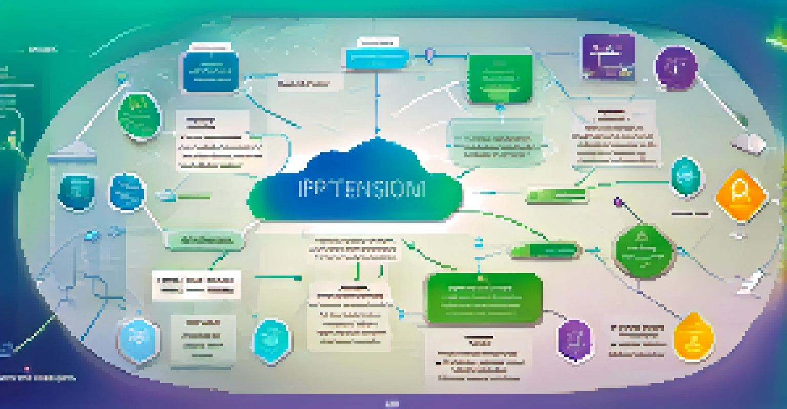 An infographic illustrating the IP tokenization process on Ethereum with icons for art, music, and literature.