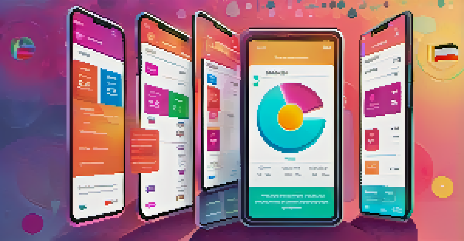 A close-up of a digital wallet interface showing Ethereum governance tokens, colorful charts, and a modern design.