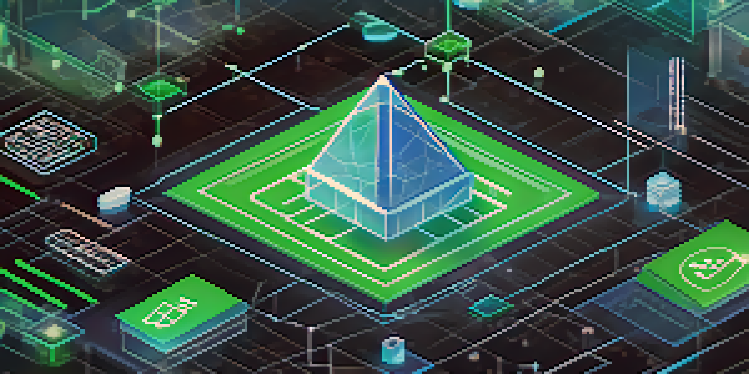 A digital interface showcasing Ethereum blockchain transactions and smart contracts, set against a supply chain background.