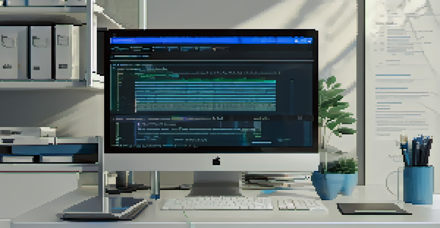 A close-up of a smart contract interface on a computer screen in a modern workspace.