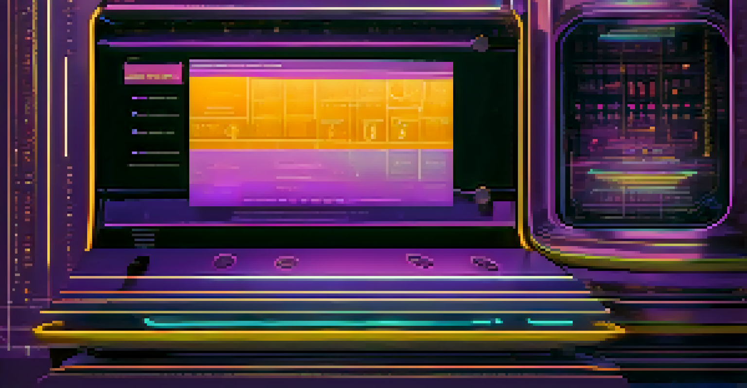 A close-up view of a digital interface displaying Ethereum smart contracts, featuring lines of code and a holographic vending machine.