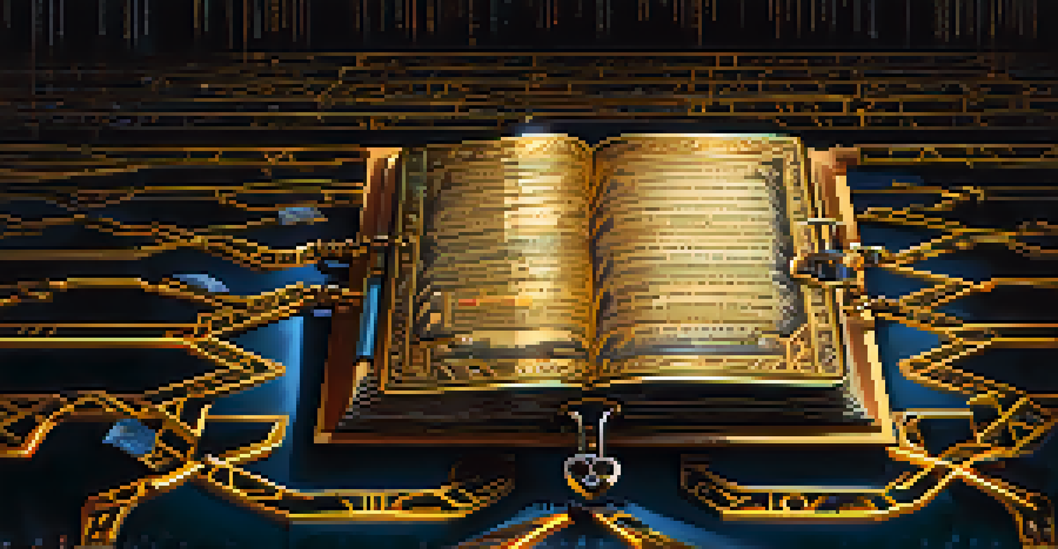 An artistic image of a locked diary symbolizing the confidentiality of voting in a smart contract system.