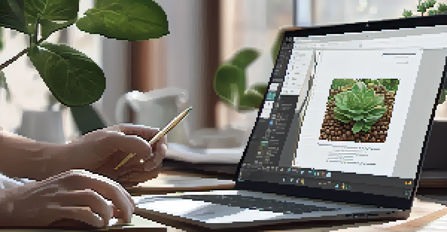 A developer typing on a laptop with the Truffle project structure visible, surrounded by a cozy workspace setting.