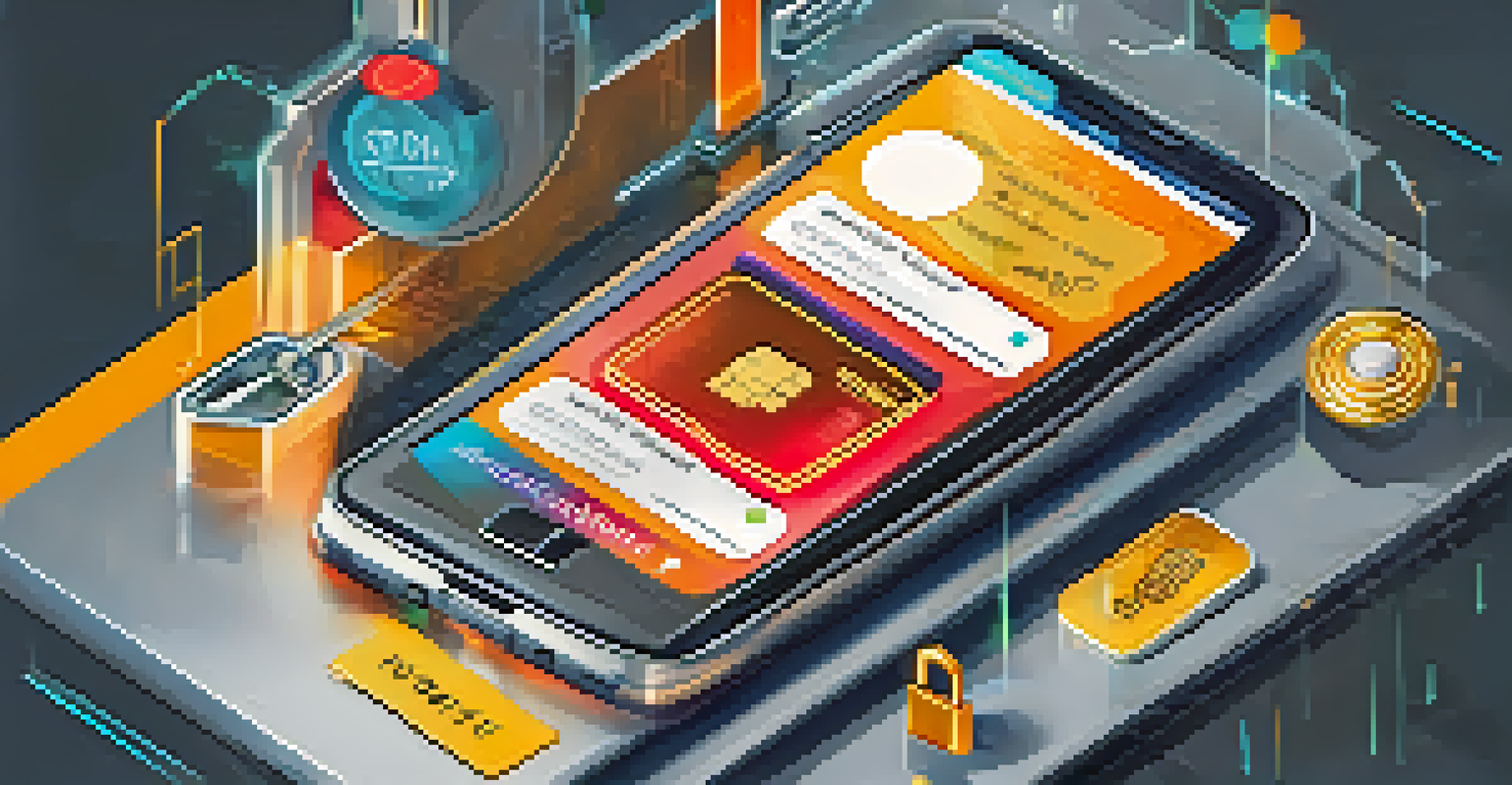 A digital wallet interface on a smartphone, showing multi-signature security features, surrounded by padlocks and digital keys in a bright and modern design.