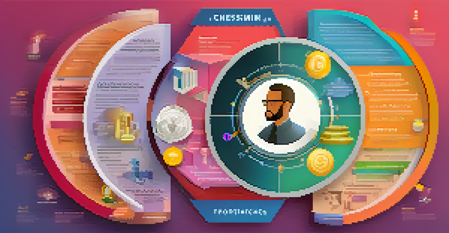 An infographic depicting the concept of tokenomics with colorful sections and icons.