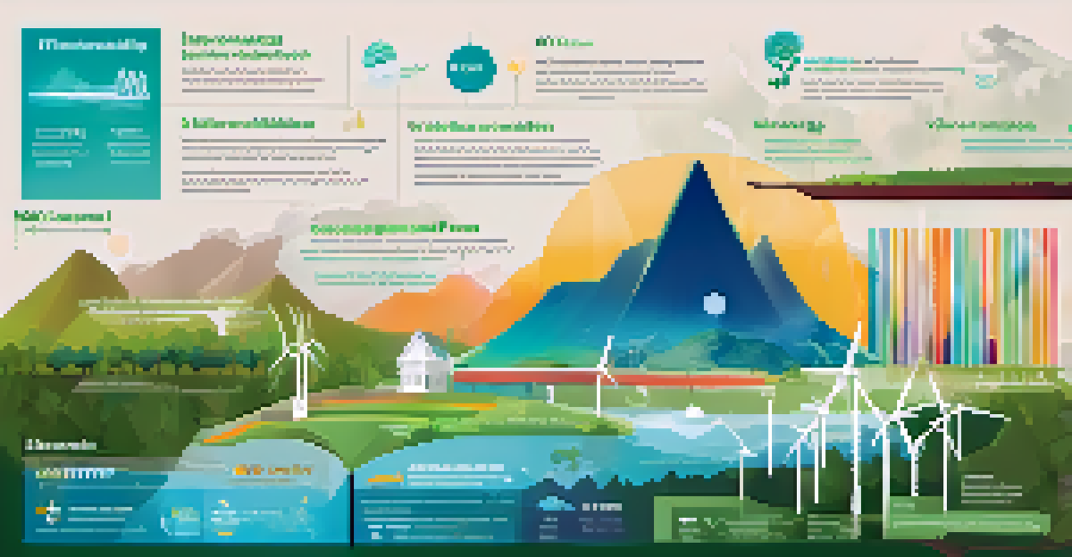 An infographic depicting Ethereum's environmental impact with statistics and sustainability visuals.