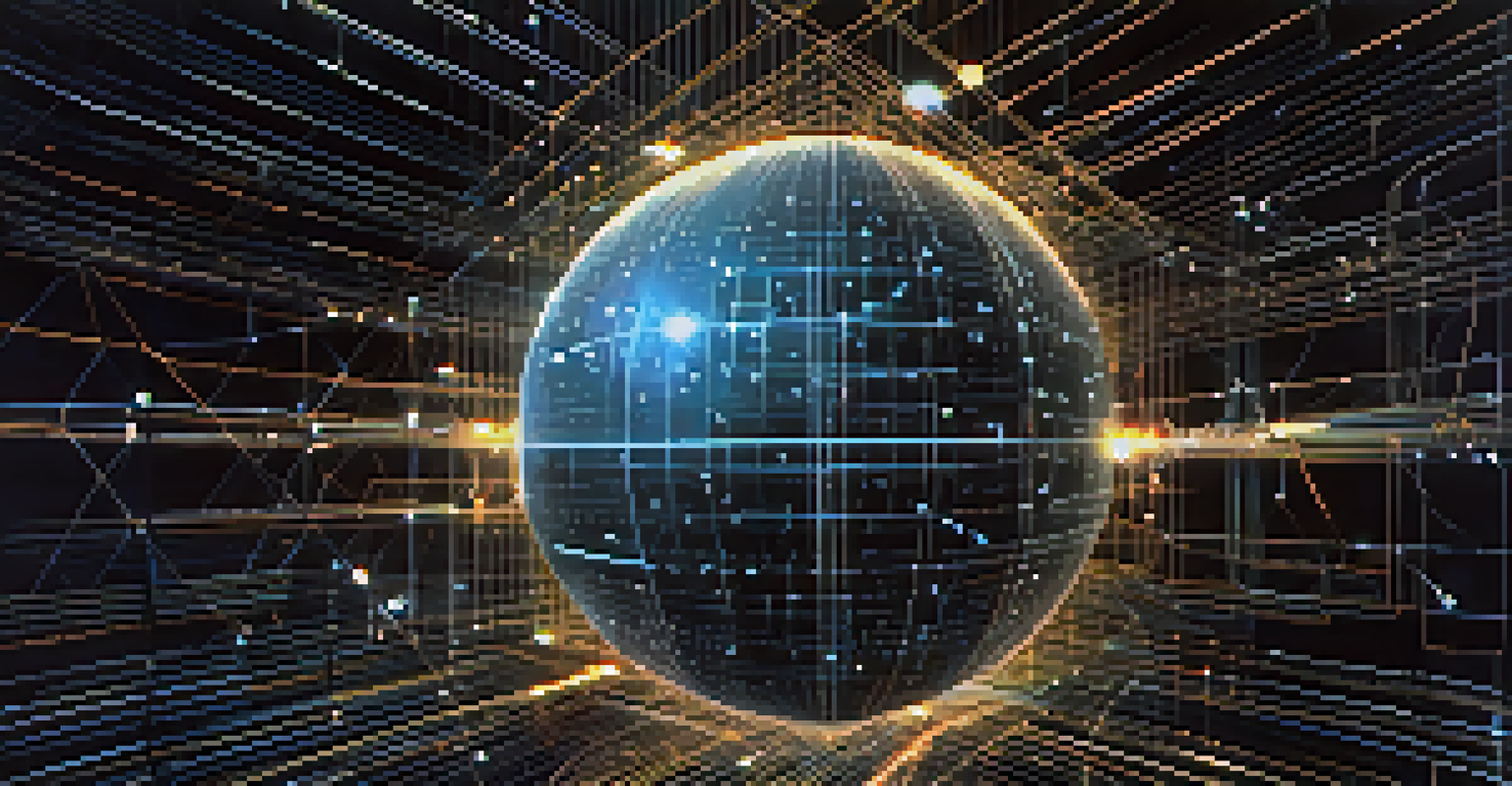 An abstract image illustrating interconnected nodes and data streams representing decentralized oracles.