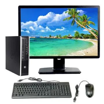 Complete Desktop HP Compaq Elite 8300 SFF Intel Core i5 4GB RAM 500GB HDD Window 10 Pro Desktop with 17 inch Hp monitor,Keyboard,Mouse