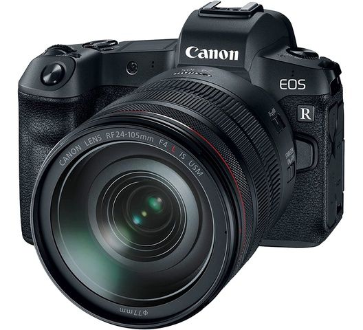 Canon EOS R RF24-105mm F4 L is USM Lens Kit, Vlogging and Content Creator Camera 4K UHD, Digital Single-Lens Non-Reflex AF/AE Camera, 0.24 Magnification, Mirrorless, Full-Frame