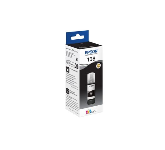 Epson 108 EcoTank Pigment Black ink bottle