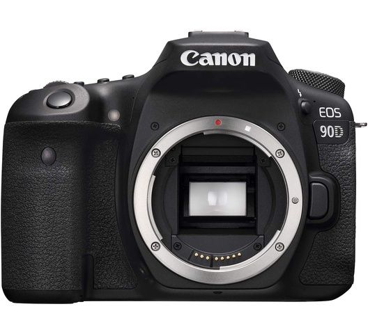 Canon DSLR Camera [EOS 90D] with Built-in Wi-Fi, Bluetooth, DIGIC 8 Image Processor, 4K Video, Dual Pixel CMOS AF, and 3.0 Inch Vari-Angle Touch LCD Screen, [Body Only], Black