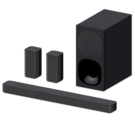   Sony HT-S20R Real 5.1ch Dolby Digital Soundbar for TV with subwoofer and Compact Rear Speakers, 5.1ch Home Theatre System (400W,Bluetooth & USB Connectivity, HDMI & Optical connectivity)