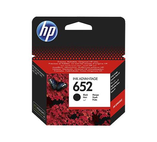 HP 652 Black Original Ink Advantage Cartridge