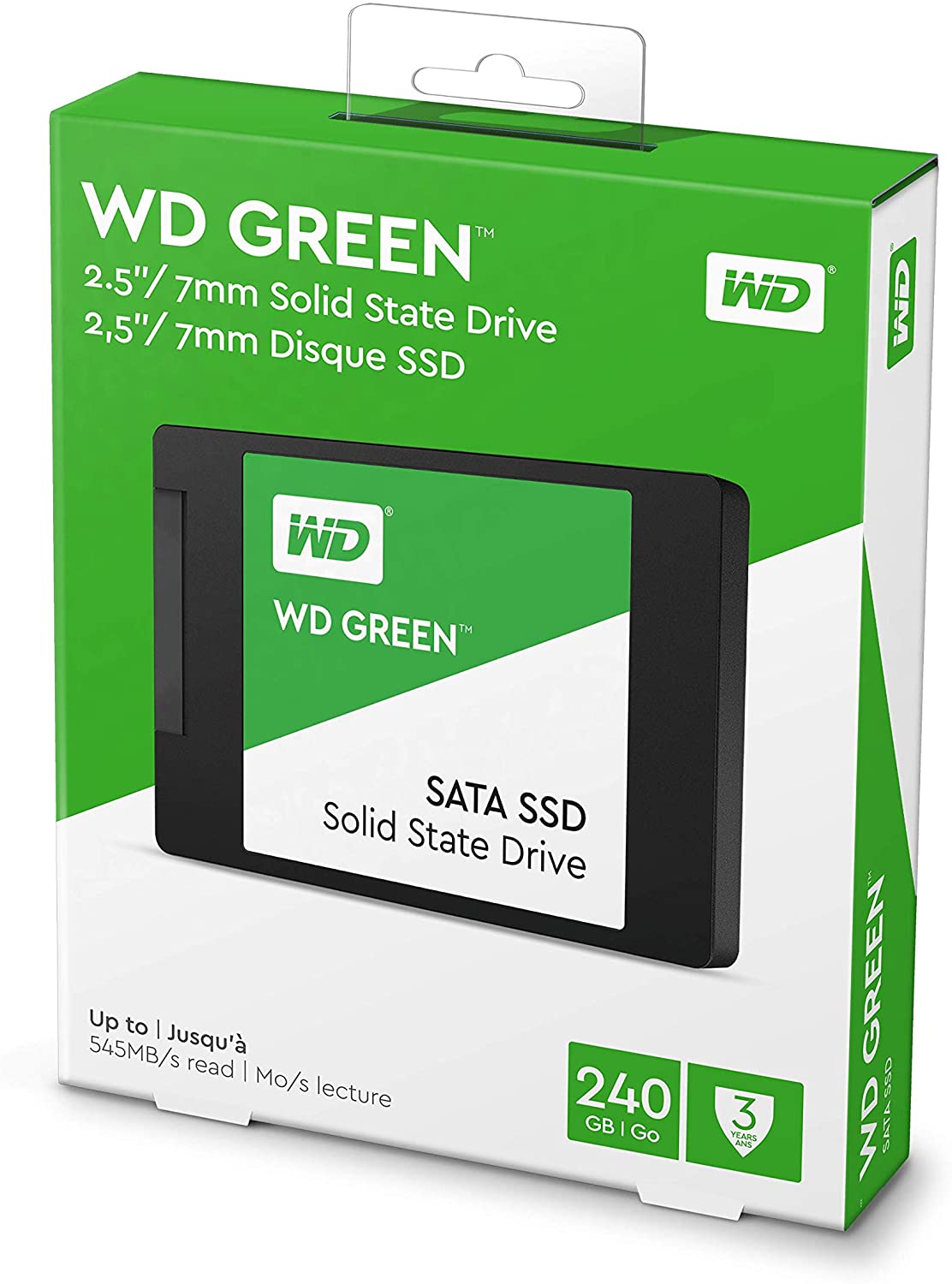 WD 240GB Green SATA III 2.5" Internal SSD WDS120G1G0A