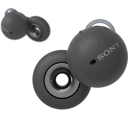 Sony LinkBuds Truly Wireless Earbud Headphones with an Open-Ring Design for Ambient Sounds and Alexa Built-in, Bluetooth Ear Buds Compatible with iPhone and Android, Gray