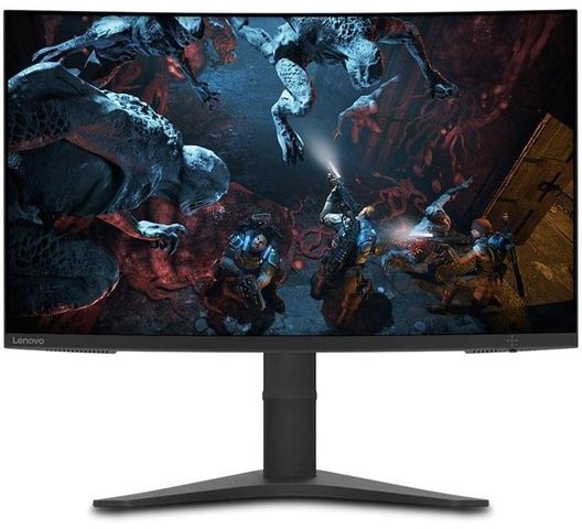 Lenovo G32qc-10 31.5-inch QHD Curved Gaming Monitor, 1440p, AMD FreeSync Premium, DisplayPort, HDMI, Narrow Bezels, Adjustable, VESA Mount, 66A2GCCBUS