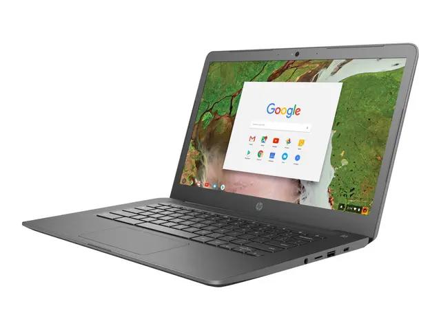 HP Chromebook 14 G5 Intel Celeron 4GB LPDDR4-2400 SDRAM 16GB eMMC 5.0 Intel HD Graphics 500 HD Audio Chrome OS 720p HD Camera