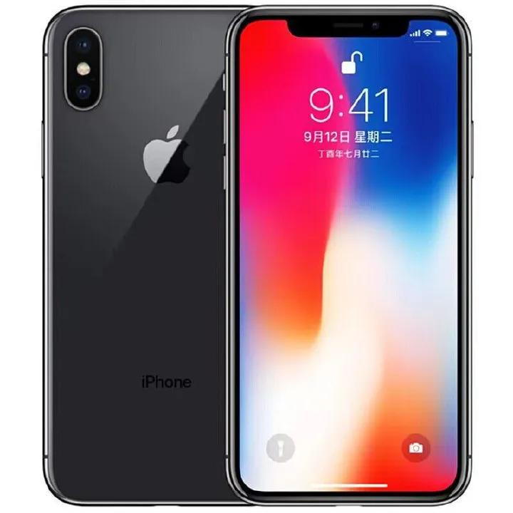  iPhone X 256GB/64GB + 3GB/ 12MP+7MP 5.8 inch Smartphone A11 Bionic processor 2G/3G/4G/LTE single standard SIM