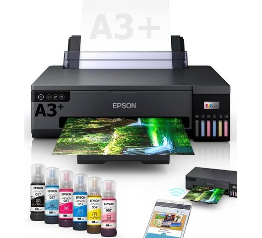 A3+ Borderless EcoTank L18050 | 6 Color Printer | 3D Printer | (with EPSON Ink) | 2023 Model