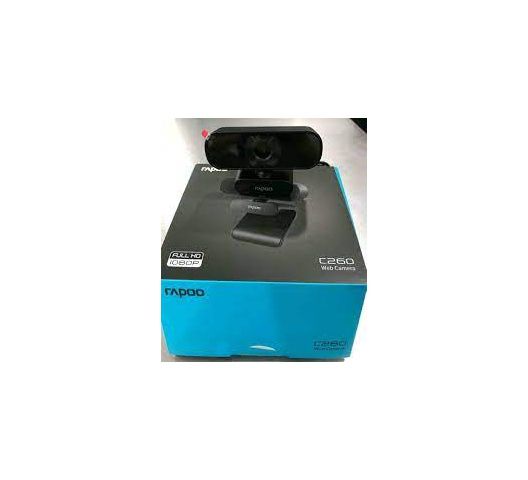 Rapoo C260 , 1080p HD Webcam , Built-in Dual Noise Reduction Mics