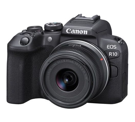 Canon EOS R10 Mirrorless Camera with 18-45mm Lens