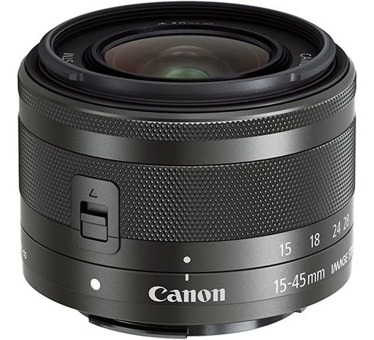   Canon EF-M 15-45mm f/3.5-6.3 Image Stabilization STM Zoom Lens