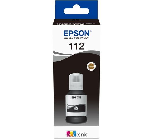 Epson 112 ecotank pigment black ink bottle