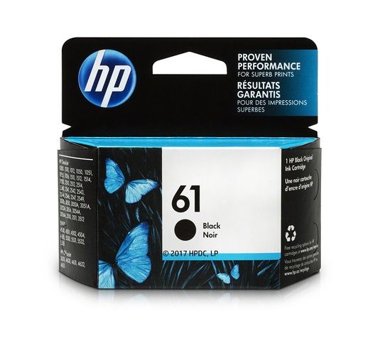 HP 61 Black Original Ink Cartridge (CH561WN)