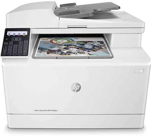 HP Color Laserjet Pro MFP M183fw Multifunction Wireless Printer, Scan, Copy and Fax with Built-in Fast Ethernet 7KW56A#B19 by HP