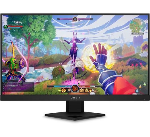 OMEN 25i Gaming Monitor, 1080p IPS FHD Display, 165Hz with 1ms Response Time, VESA HDR 400, NVIDIA G-SYNC Compatible, AMD FreeSync Premium Pro, VESA Mounting, Console Compatible, Eyesafe Screen, Black