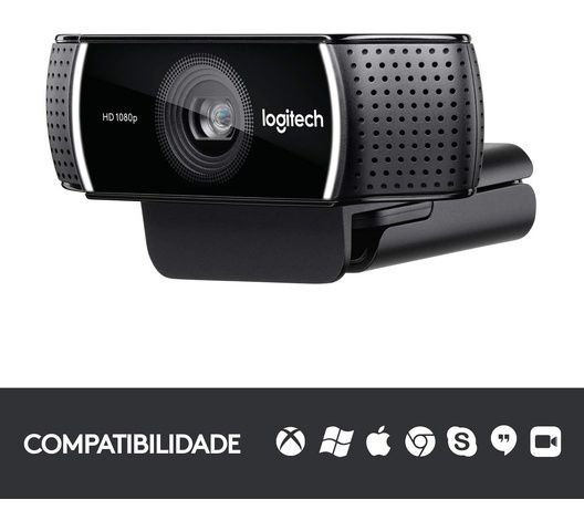 Logitech C922 Pro Stream Webcam 1080P Camera for HD Video Streaming & Recording 720P at 60Fps