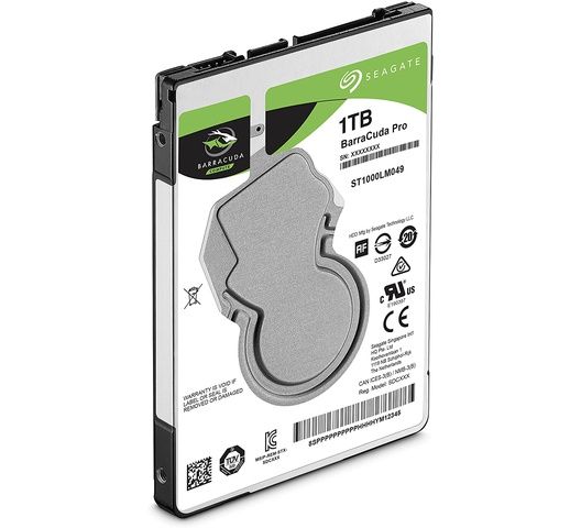 Seagate Barracuda Hard Drive SATA HDD 1TB 7200RPM 6Gb/s 128MB Cache 2.5-Inch (ST1000LM049)